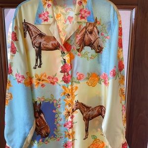 Escada Horse Blouse